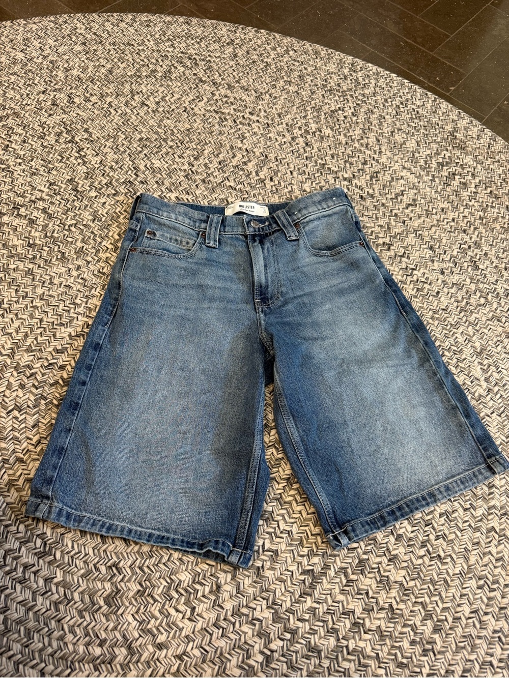 Hollister low rise baggy Denim Jean Shorts